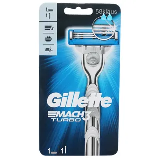 Gillette Mach 3 Turbo Rasierer bzw. Rasiergriff mit / inkl. 1 Klinge