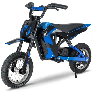 EVERCROSS TECH EV12M Kinder Elektromotorrad, 8/16/25km/h Geschwindigkeitsmodus & 10km Langstrecken Elektromotorrad,3-12 Jahre Kinder-Motocross-Fahrrad
