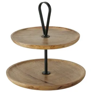 Boltze Etagere aus Mangoholz, Kabir