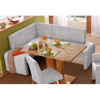 Home Affaire Bologna 180 x 84 x 140 cm Microfaser langer Schenkel rechts hellgrau