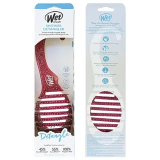 Wet Brush Shower Glitter Dtangler Pink Haarbürste für die Dusche 1 St.