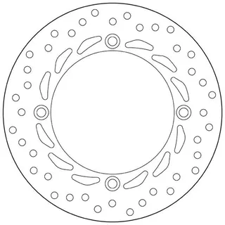 Brembo 68B407A5 vorne gelocht 256mm 4mm