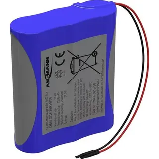 Ansmann 3S1P Akkupack 3x 18650 Kabel Li-Ion 10.8V 2550 mAh