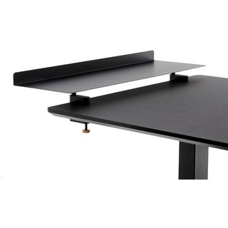 APTO Table Shelf Schreibtisch Ablageboard 72x24cm mit Tischklemmen, schwarz