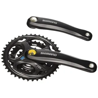 Shimano Kurbelgarnitur Fc-m311 Altus Mtb 170mm 42/32/22z 4-kant 8-fach Schwarz