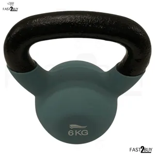 Crivit Kettlebell Gusseisen 6 kg blau