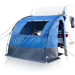 yourGEAR Vorzelt yourGEAR Venecia - Caravan Heckzelt 190x170 cm Gerätezelt Küchenzelt, Personen: 0 blau|grau