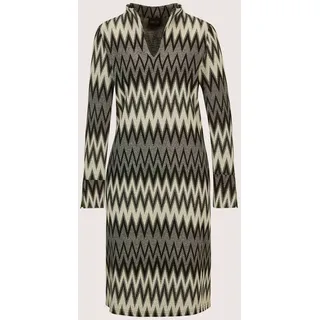 Madeleine Midikleid Zick-Zack-Muster Grau 44