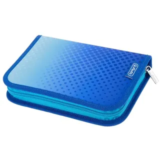 Herlitz Dip Dye Blau - 2 Klappen, Mit 31 Elementen, Organizer, Farbverlauf (14x20,3x3,5cm)