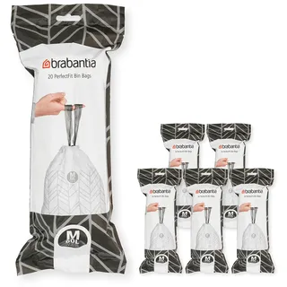 Brabantia Müllbeutel Code M 60 l), PerfectFit 120 Stück)