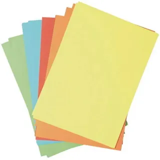 Toppoint 50 Blatt farbiges Druckerpapier Papier Kopierpapier