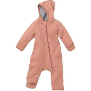Disana ZIPP-OVERALL Baby & Kinder - 100% Bio-Merino, Wollwalk – atmungsaktiv & angenehm wärmend - unisex Gr. 50 – 116 – nachhaltig & fair – mit Reißverschluss - made in Germany | Rosé Gr. 86-92 - 86-92