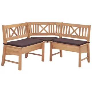 58aufmkessel Eckbank, Buche, Braun, Holz, 204x204 cm, Esszimmer, Bänke, Eckbänke