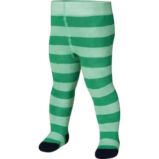 Playshoes Thermo-Strumpfhose Block-Ringel Grün - 86/92