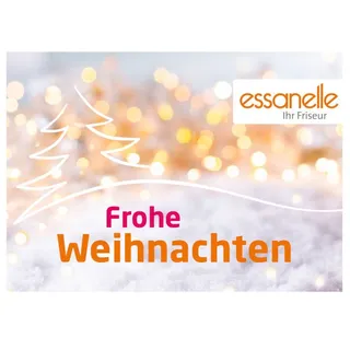 Essanelle Gutschein Trägerkarte Weihnachten