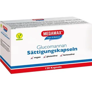 MEGAMAX Figur & Balance Glucomannan Kapseln 120 St.
