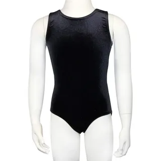 GymStern Turnanzug Body Nicki Samt Mädchen Gymnastikanzug Kurzarm Kinder Turnbody kurzärmlich Balettrikot Balettanzug Farbe Schwarz, Größe 176
