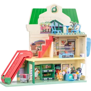 Bluey Puppenhaus Supermarkt-Spielset Mehrfarbig