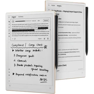 iFLYTEK AINOTE 2 Smart E-Ink Tablet 10,65 Zoll | Ultradünner digitaler Notizblock für Profis | KI-Transkription, Übersetzung & Meeting-Zusammenfassung 64GB, 4000mah