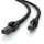 Baumwollummantelung Black Series Schirmung 1m