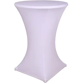 GO-DE Stehtischhusse Weiß 120 x 70/80 cm