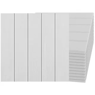 Coonoor Akustikplatte Akustikplatten Selbstklebend, 12 Stück Hohe Dichte Schallabsorber, (12-St), für Decken-/Tür-/Wanddekoration, Studio/Home/Gaming Deko weiß