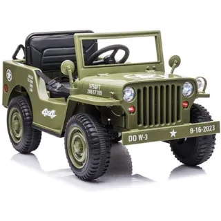 ES-Toys Elektro-Kinderauto Offroad Militär grün (12 V)