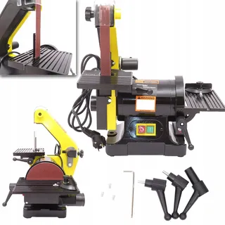 Bandschleifer & Tellerschleifer 600W Schleifmaschine Holzschleifer Satz