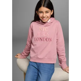 Kidsworld Kapuzensweatshirt in altrosa - Gr.: 176/182