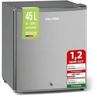 STILLSTERN Mini-Kühlschrank 45 L mit Frostfach,
