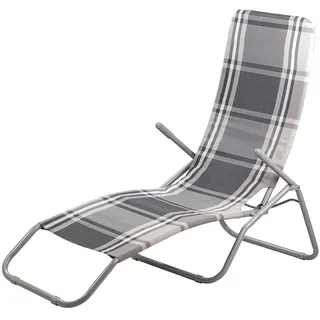 DEMA Virginia Beach Sonnenliege 136 x 60 x 101 cm Grau