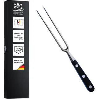 Gehring Solingen Classic Fleischgabel geschmiedet I Edelstahl Tranchiergabel 29 cm I Bratengabel I Grillgabel I Made in Germany