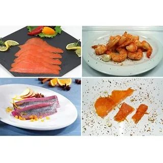 DIE RÄUCHEREI Garnelen- & Fisch Buffet, 4 Sorten tiefgefroren Inhalt 760g