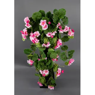 Seidenblumen Roß Geranienhänger 70cm rosa ZF Kunstpflanzen künstliche Geranie Kunstblumen Hängegeranie