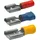 720 Flachsteckhülsen PVC-teilisoliert 0 5-1 0mm2 6 3x0 8mm 100 Stück