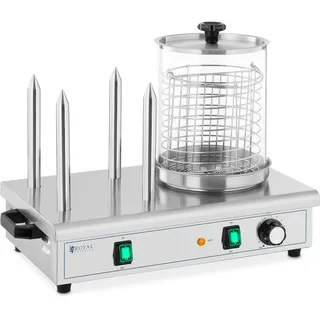 Royal Catering Hot-Dog-Maker - 650 W - - 4 Heizspieße