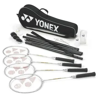 Yonex Badminton-Set schwarz/weiß