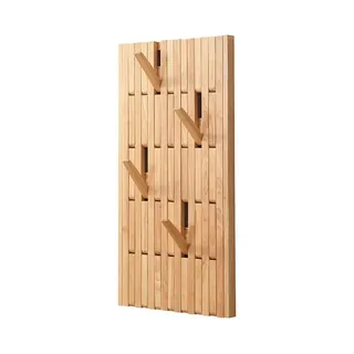 Home Deluxe Garderobenpaneel Quest Hellbraun