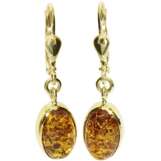 Ostsee-Schmuck Ohrhänger Classic gelbgold 333 11 x 7 mm