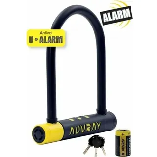 Auvray Alarm Bügelschloss - Black / Yellow - x mm