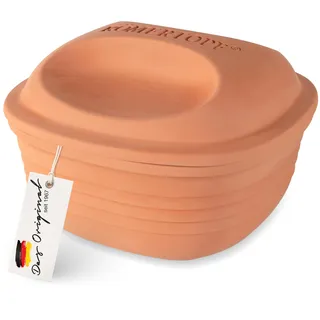 RÖMERTOPF Bräter multifunktioneller Bräter für 2-4 Personen QUADRATISCH