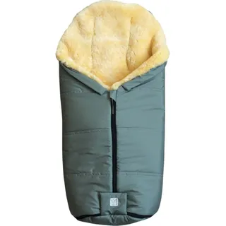 Kaiser Baby, Kinderwagen Fusssack, Kaiser Lammfell Fusssack Iglu 2.0 salbei green/grey