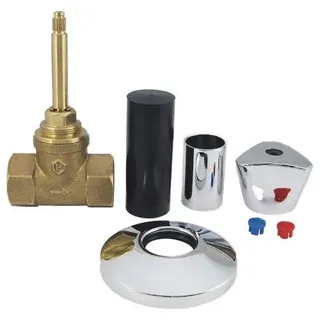 Unterputzventil UPV IG-IG 1/2 Zoll eignet sich traditionell als Etagenabsperrung vor dem Wasserzähler, Wohnungsabsperrventil und Wasserzählerabsperrung