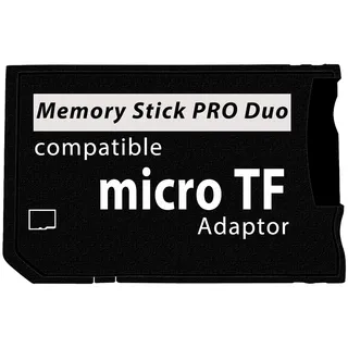 LEAGY PSP 1000, PSP 2000, PSP3000 Memory Stick Adapter, Micro SD auf Memory Stick PRO Duo MagicGate Karte für Handycam, Kamera, Sony PlayStation Portable