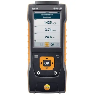 TESTO 440 dP Druck-Messgerät Luftdruck, Beleuchtungsstärke, CO2, Temperatur, Windgeschwindigkeit -150 - Klimamessgerät 0560 4402