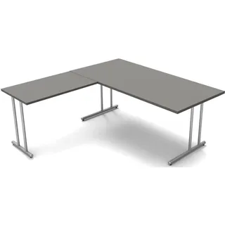 Theo Kerkmann Büromöbelfabrik GmbH & Co. KG Eckschreibtisch Start Up 180 x 180 cm grafit
