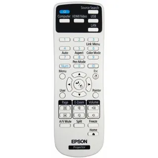 EPSON Original Fernbedienung 2173589 für EB-670, EB-675W, EB-680Wi, EB-685Wi, EB-695Wi - Weiß