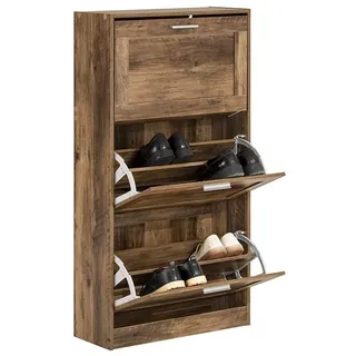 SoBuy Schuhkipper 60 x 115 x 23 cm offen / braun