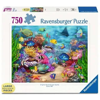 Ravensburger Erwachsenenpuzzle 750 Large Pieces - Tropisches Riffleben