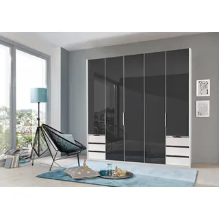 Level 250 x 216 x 58 cm weiß/Grauglas